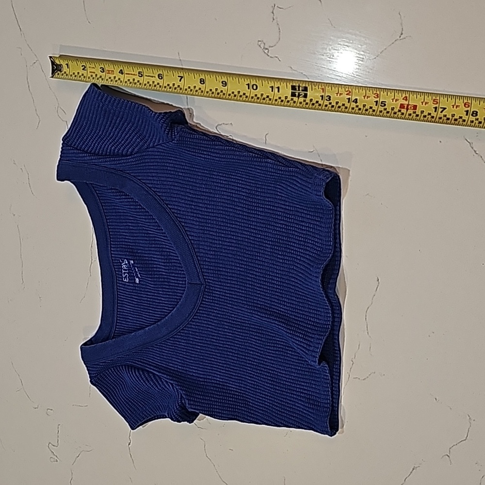 PACSUN Est.pac Womens XS Blue Crop Top